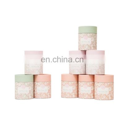 Bio Friendly Tea Box Packaging Food-grade Paper Tube Packaging Customized Round Canister