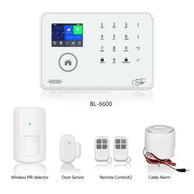 Smart Life App Control GSM Wireless Connection Alarm system Kit WiFi Alarm System RFID GPRS Alarm System 2021