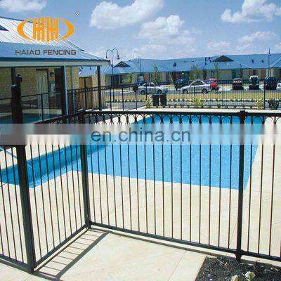 high quality smooth top steel fencing