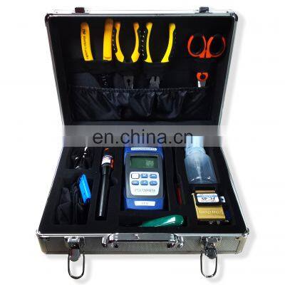 Fiber optic tools equipments new product on the shelf portable tool box tool fiber FC-6S VFL Power Meter  Aluminum toolbox