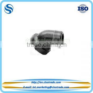 ASME B16.12 cast iron drainage street 45 and 90 elbows cast iron pipe fitting