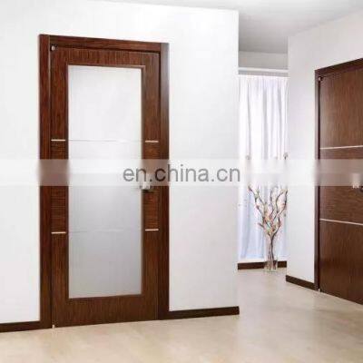 Plain White Cheap Flush Modern Waterproof Pvc Bathroom Home Apartment Wooden Design Price Interior Single Leaf Double Swing Door photo-5