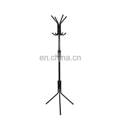 K&B wholesale China manufacture simple design stand metal coat hanger rack with hooks