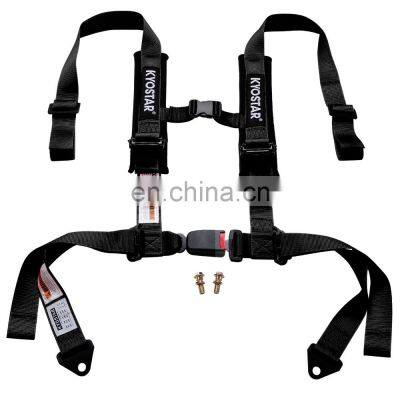 2'' KYOSTAR 4 point Racing Safety Harness with Ultra Soft Heavy Duty Shoulder Pads