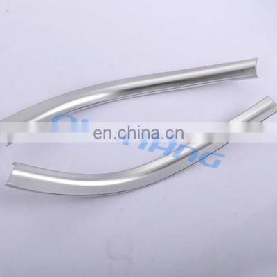 2pcs Chrome Center Console Panel Trim Sticker Decoration For Mercedes Benz A/GLA/CLA Class 200 220 260 W176 A180 Car Accessory