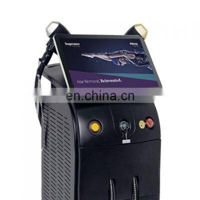 2022 Newest 4K 1200W1600W 1800W Alma Sopran Ice Platinum 808 Sopran Titanium Diode Laser Hair Removal Machine Price photo-3