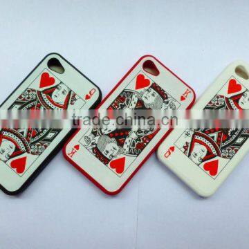 unique design poker mobile cover for iPhone5 and iPhone5s