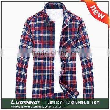 Special offer plaids manrt shirt/youth style casual Special shirt for man/top quality man shirt