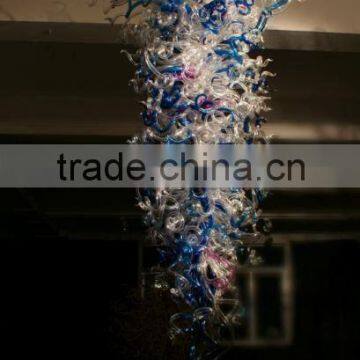 Beautiful Led Blue Crystal Chandelier