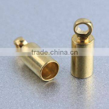 manufacture strong jewelry findings brass cord end