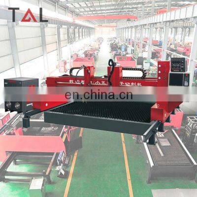 T&L Brand Gantry type portal plasma and flame cnc sheet metal plate cutting machine