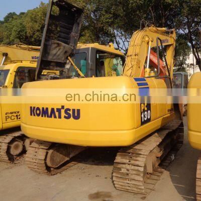 Excellent running hours 13ton komatsu excavator pc130-7 pc128us pc138 pc200-7