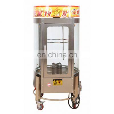 Commercial electric gas Charcoal semi-automatic rotary shawarma machine fish oven chicken oven streaky meat shawarma machine