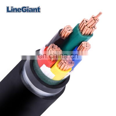 0.6/1kv 5 core 5*10mm 150 185 sq mm 70mm2 NYY STA PVC Copper Conductor Amoured Power Cable