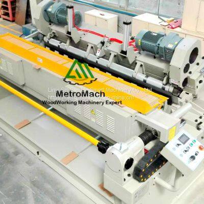 4FT Cast Body Plywood Core Veneer Rotary Spindleless Peeling-clipper Machine