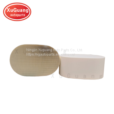 120*80*50mm EURO1 Ceramic Honeycomb Catalyst Ceramic Honeycomb Substrate Universal Catalytic Converter For Car Exhaust