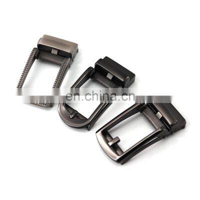 Custom Wholesale Blanks Reversible Men's Waistband Decoration Pin Clasp Alloy Belt Buckle photo-3