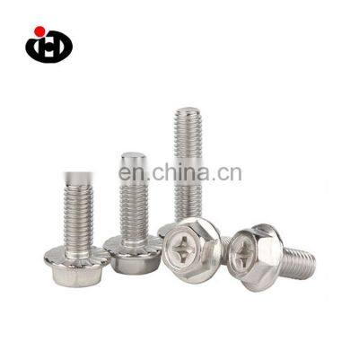 High Quality JINGHONG Cross Groove Hex Flange Head Machine Screw