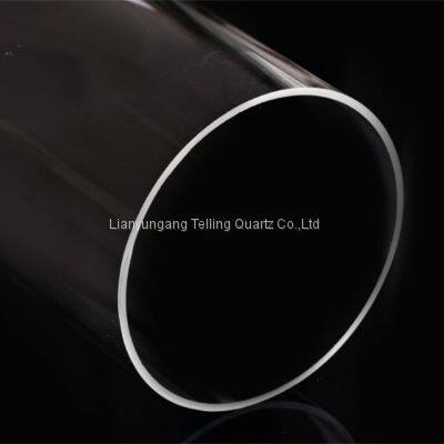 Cutting Transparent Quartz Glass Tube Large Diameter Quartz Tube photo-5