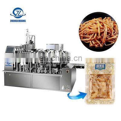 High Quality Continuous Cabinet Type Preservation Sealer Dry Food Egg Small Fish Vegetable Automatic Vacuum Packing Machine photo-2