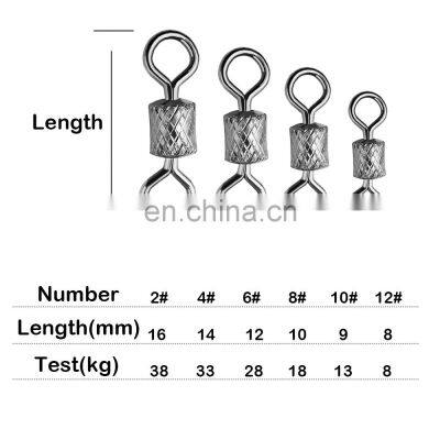 JOHNCOO Swivels Fishing Sanp Stock Fast Delivery Fishing Accessaries Freshwater Saltwater Fishing Rolling Barrrel Swivel Sets photo-2