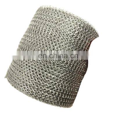 Stainless Steel Knitted Gas Liquid Filter Wire Mesh Tubing Fabric Rolls