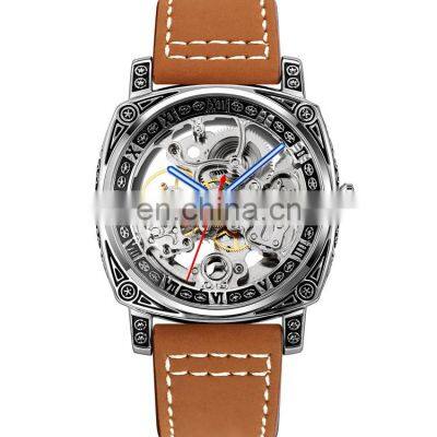 9271 Mens Luxury Watch New Arrival Men Leather Strap Automatic Mechanical Watch Custom Logo Label Watches photo-3