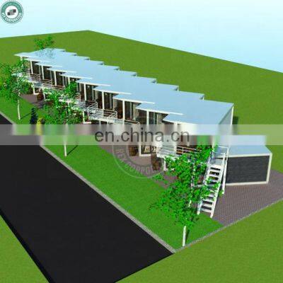 High-quality Flatpack Container Student Housing Purpose-built Staff Accommodation Container Lodge in South Africa photo-2