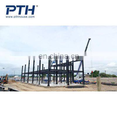 Prefabricated/Prefab Warehouse/Workshop/Cold Storage/Car Garage Steel Structure for Metal Building photo-3