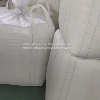 1000kg factory sell full belted PP bulk jumbo bags & 50kg block bottom Valve bags for carbon