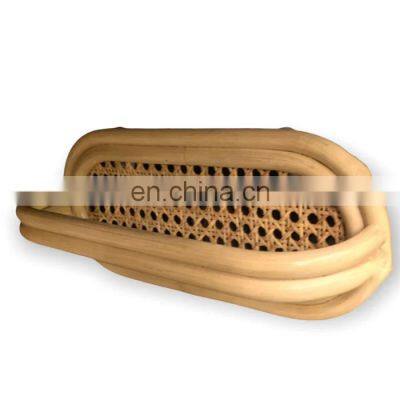Hot Sale Decorative Rattan Towel Hanger, Natural Rattan Wall Hanging Kitchen Towel Bar Wholesale Vietnam Supplier