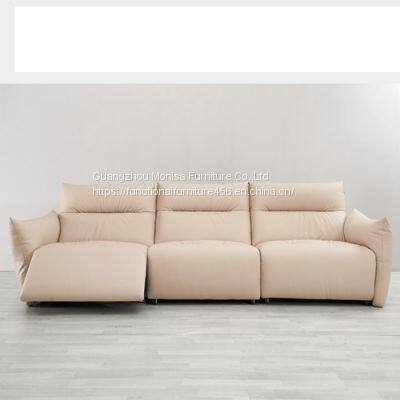 New Soft Bag Caterpillar Functional Sofa Modern Minimalist Designer Living Room Size Apartment Leather Sofa Combination photo-2