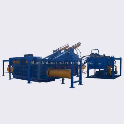 hydraulic baling press waste compactor