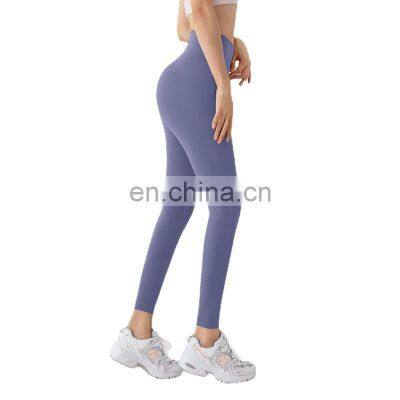 Lulu Naked Yoga Pants High Waist and Buttock Summer Tights Campaign Run for the Peach Hip Fitness Pants of Female photo-5