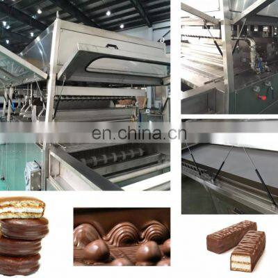 Factory Genyond Automatic Chocolate Melting Covering Coater Coating Equipment Enrober Enrobing Machine With Cooling Tunnel photo-5