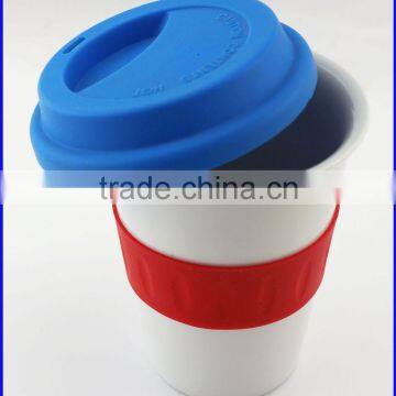 Custom design ceramic travel mug lid