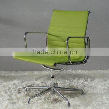 Famous design Aluminium Office leather Chair with armrest and base replica