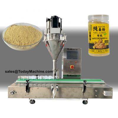 Semi-Auto Powder Filling Machine With Weighing Auger Filler for Milk Powder