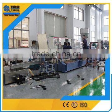 Price of plastic single screw compactor pellets production machine for sale