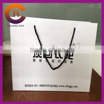 Matte lamination cheap custom printing boutique shopping bags