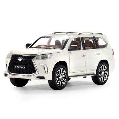 High Quality Lexus LX570 Car Suv Models Real 1:24 Alloy Toy Cars Diecast Kids Metal Car Model
