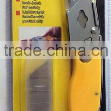 Utility foldable knife with blades pen knife