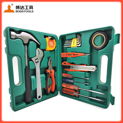 17-Piece Home Multifunctional Tool Set Repair Tool Combination Package Mixed Tool Set Hand Tool Kit With Plastic Toolbox Storage Case photo-2