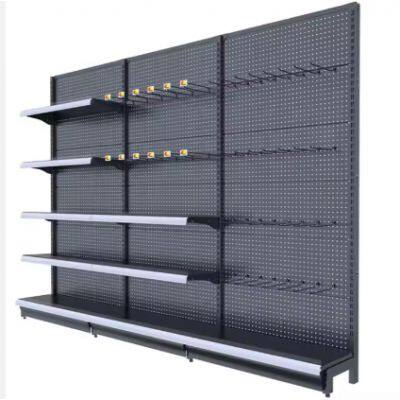 Estilo sencillo, dise?o ancho, estantería de supermercado de metal de acero laminado en frío personalizada