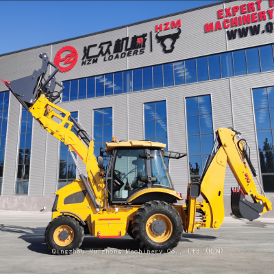 New Model CE Certification 388 Mini Bachoe /Wheel Loader with Euro5/Tier4 Engine in South Asia 1 Year Warranty with AC Joystick