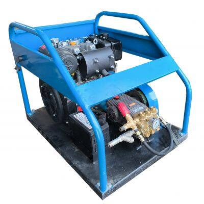 300bar 24HP Double Cylinder diesel High Pressure Water Jet Cleaner Pressure Washer Ready for Ship