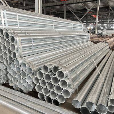 Hot DIP Galvanized Steel Pipe HDG Round Steel Pipe Hollow Section Steel Pipe for Construction Building Scaffolding photo-4