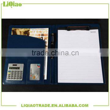 Business color PU notebook with pen