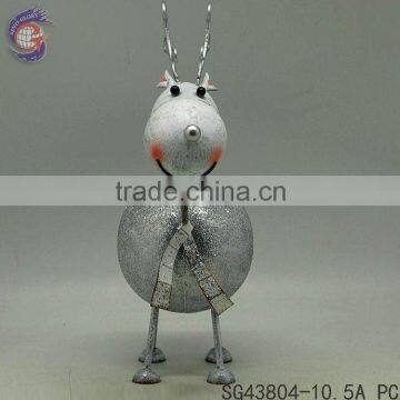 christmas art craft decoration of metal elk