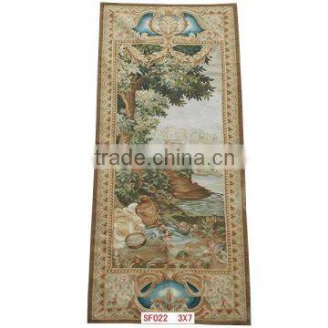 100% New zealand wool handmade wall hanging tapestry